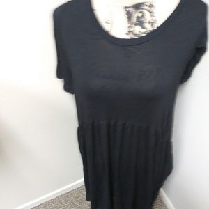 Black cotton dress